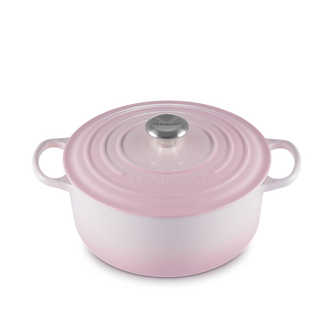 Le Creuset Dutch Oven Round 5.3L Shell Pink