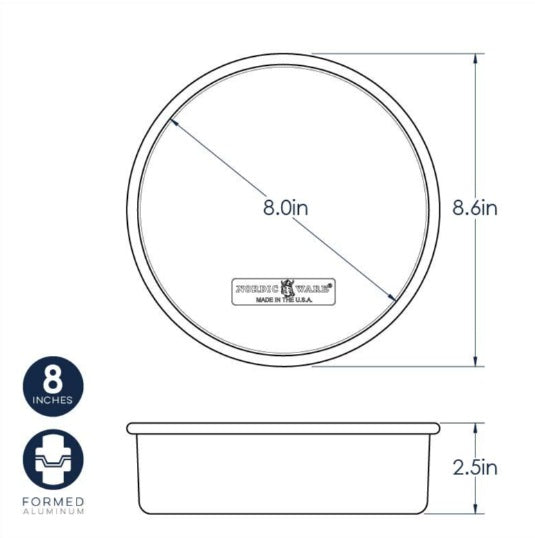 Nordic Ware Naturals Round Layer Cake Pan
