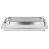 Vollrath Super Pan V Full Size Steam Table Pan, 2.5" Deep, Stainless Steel