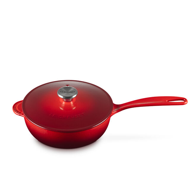 Le Creuset 2 Litre Saucier Pan, Cerise