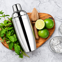 Final Touch  Double-Wall Stainless Steel Cocktail Shaker