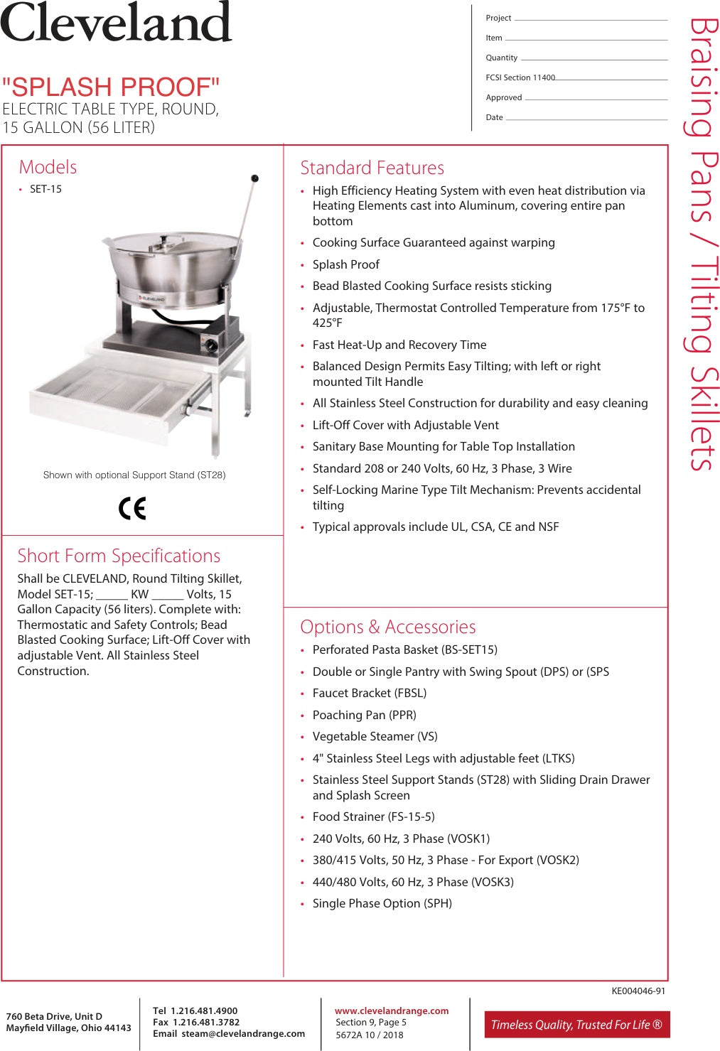Spec Sheet