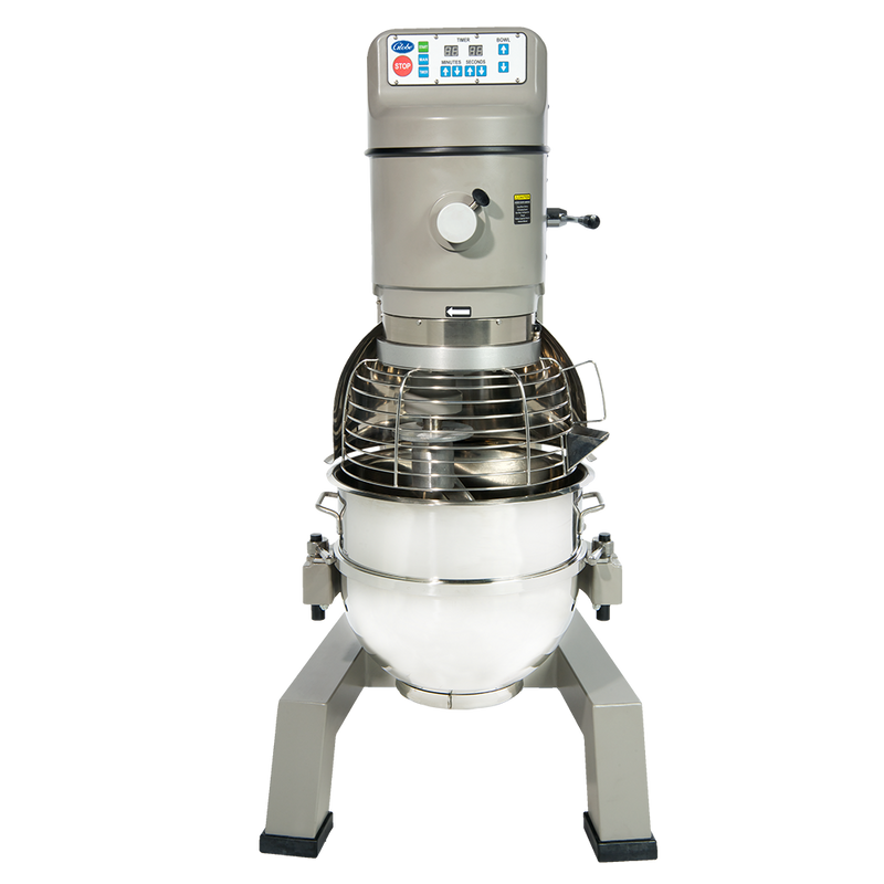 Globe 60 QT Planetary Pizza Floor Mixer with Guard 2-Speed, 3 HP