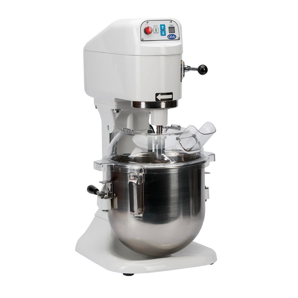 Globe SP08 8 QT Countertop Mixer with Guard 115V, 0.25 HP