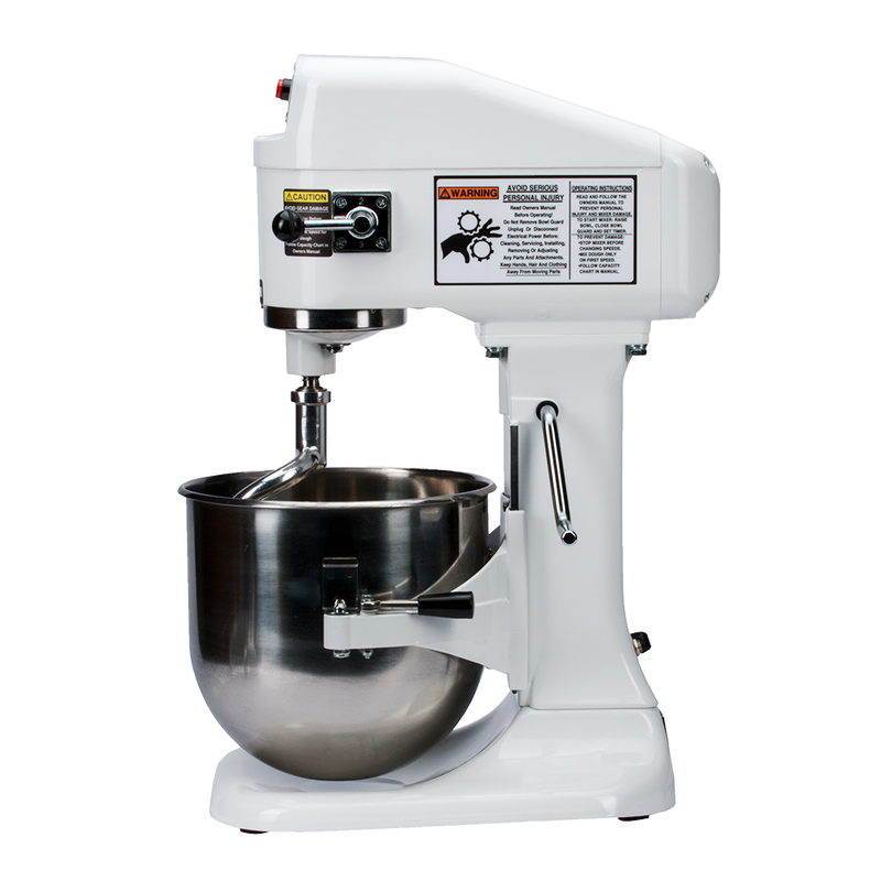 Globe SP08 8 QT Countertop Mixer with Guard 115V, 0.25 HP