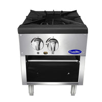 Atosa CookRite 1 Burner Stock Pot Range Natural Gas 80,000 BTU