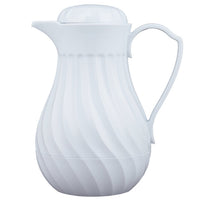 Vollrath SwirlServe 42 Oz Insulated Hot & Cold Beverage Server, White