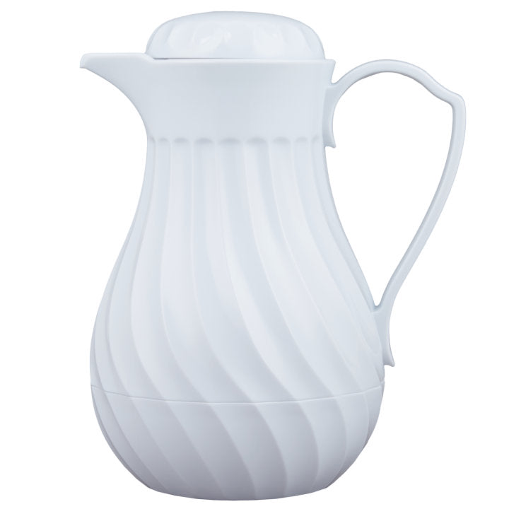Vollrath SwirlServe 42 Oz Insulated Hot & Cold Beverage Server, White