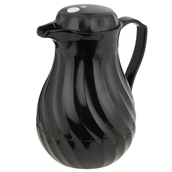 Vollrath Tilt & Pour 64 Oz Insulated Beverage Server, Black