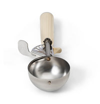 Vollrath 3.25 Oz Disher #10, Ivory Handle