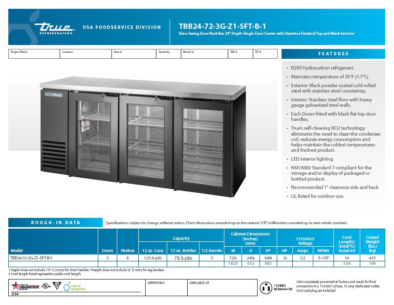 Spec Sheet