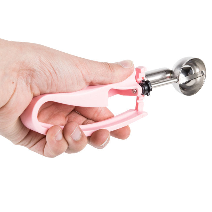 Vollrath 0.54 Oz Squeeze Disher #60, Pink Handle