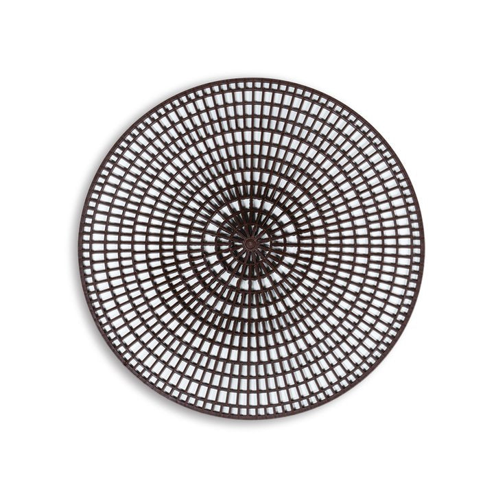 Vollrath 12.5" Round Non Skid Mat, Brown