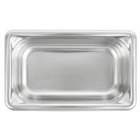 Vollrath Super Pan V 1/9 Size Steam Table Pan, 2" Deep, Stainless Steel