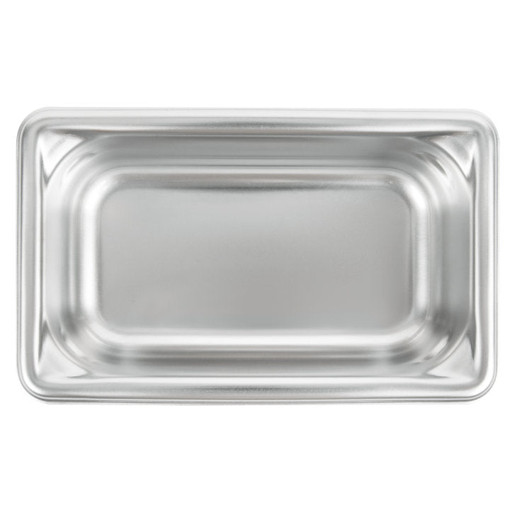 Vollrath Super Pan V 1/9 Size Steam Table Pan, 2" Deep, Stainless Steel
