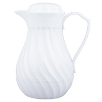 Vollrath Tilt & Pour 42 Oz Insulated Beverage Server, White