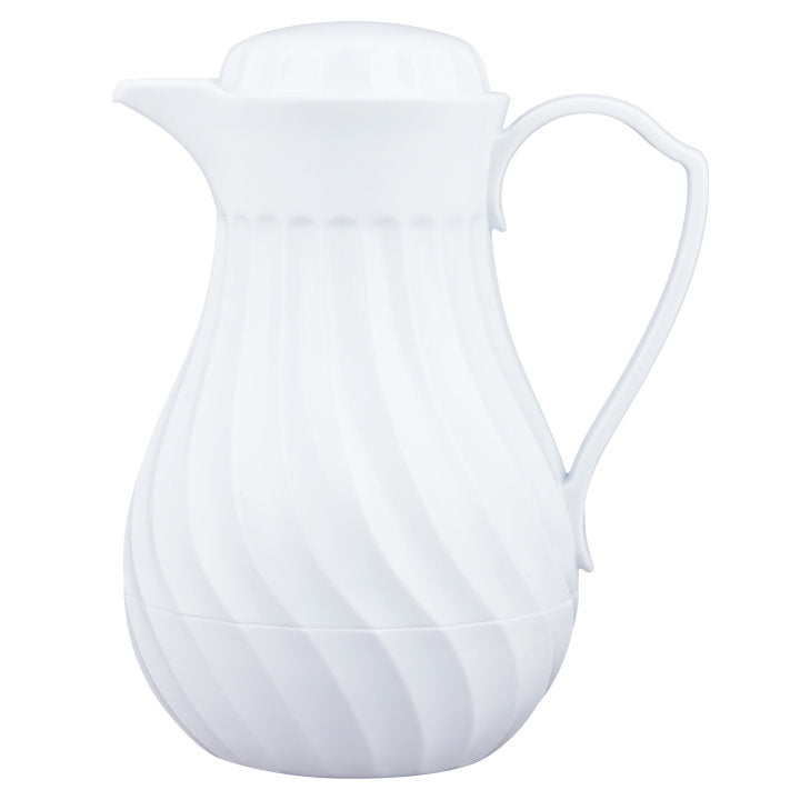 Vollrath Tilt & Pour 42 Oz Insulated Beverage Server, White