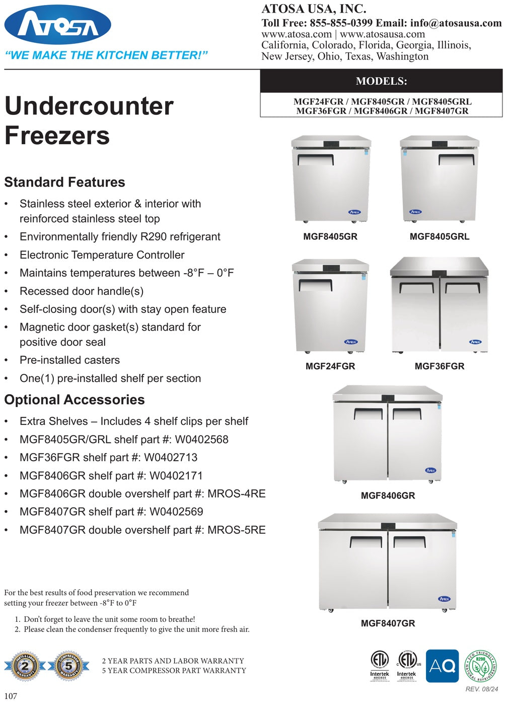 Spec Sheet