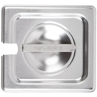 Vollrath Super Pan V 1/6 Size Slotted Steam Table Cover, Stainless Steel