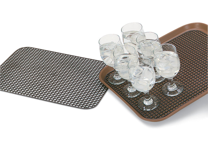 Vollrath 16" x 12.5" Rectangle Non Skid Mat, Black