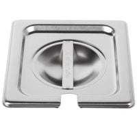 Vollrath Super Pan V 1/6 Size Slotted Steam Table Cover, Stainless Steel