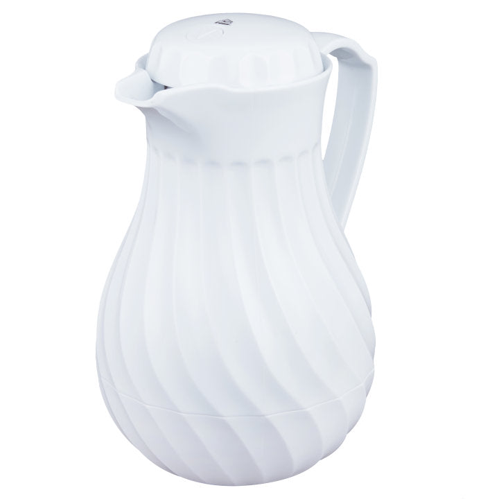 Vollrath Tilt & Pour 42 Oz Insulated Beverage Server, White