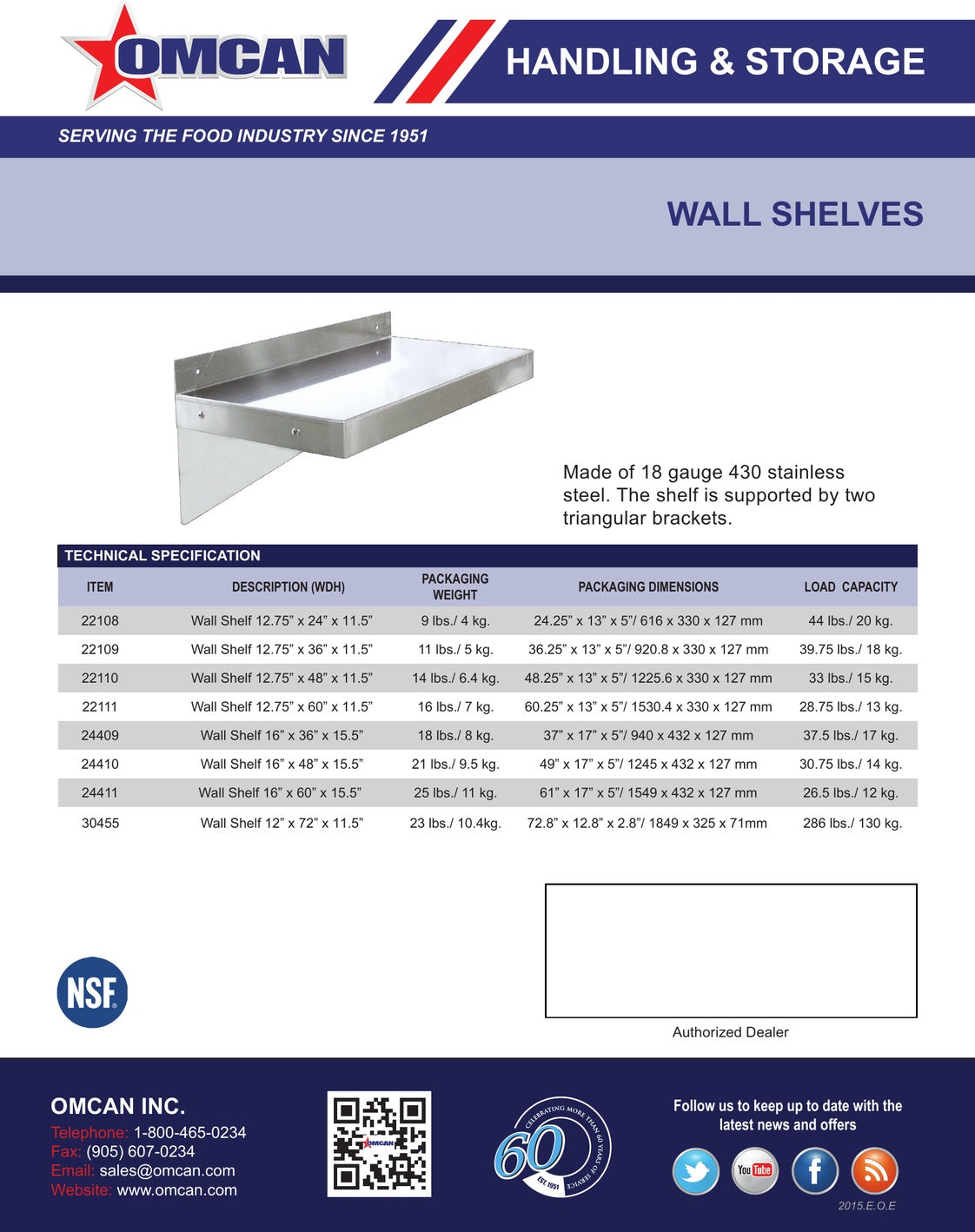 Spec Sheet