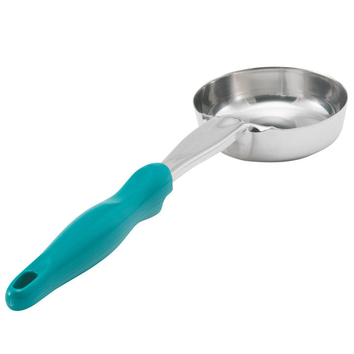 Vollrath 6 Oz Solid Spoodle, Teal Handle