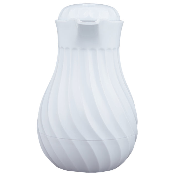 Vollrath SwirlServe 42 Oz Insulated Hot & Cold Beverage Server, White