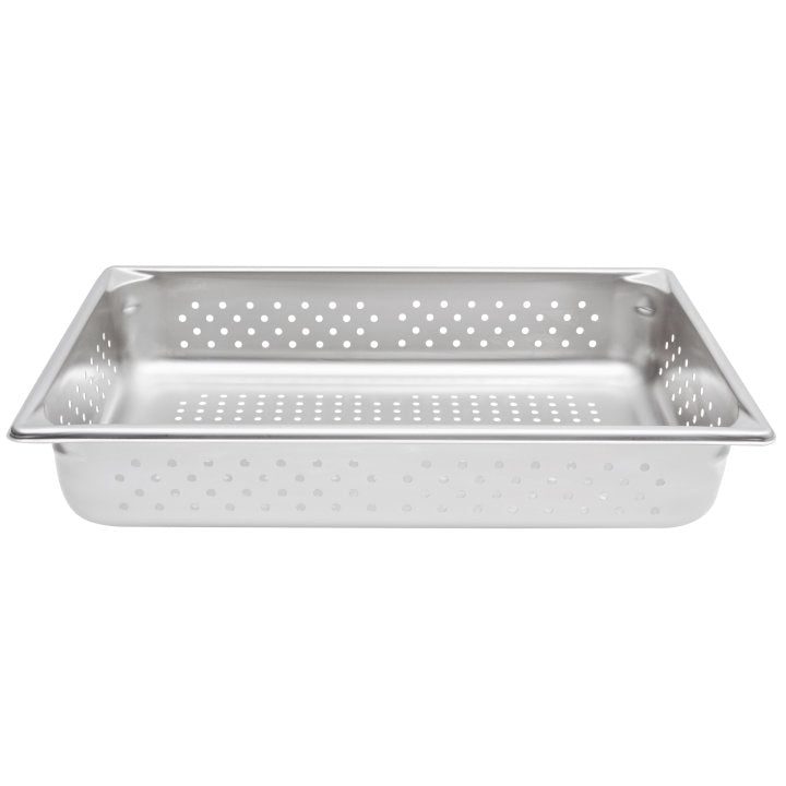 Vollrath Full Size Perforated Steam Table Pan 4" Deep, Stainless Steel