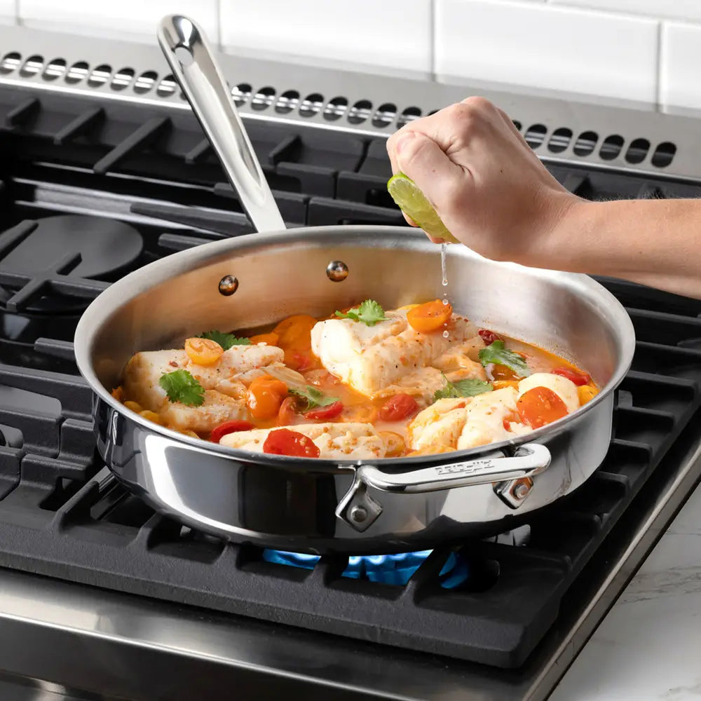 All-Clad d3 10 Piece Bonded Cookware Set, Stainless Steel