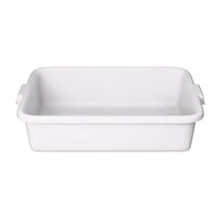 Vollrath White Bus Bin, 5" Deep