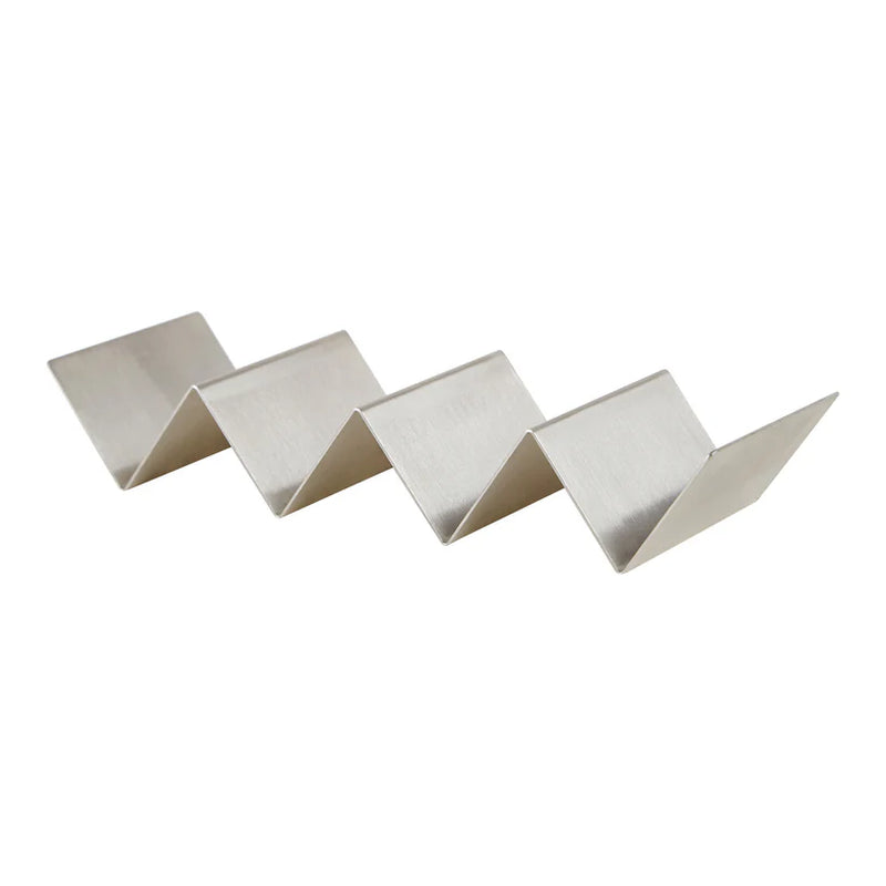 Winco 3-4 Compartment Taco Holder, Stainless Steel