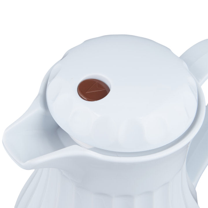 Vollrath SwirlServe 42 Oz Insulated Hot & Cold Beverage Server, White