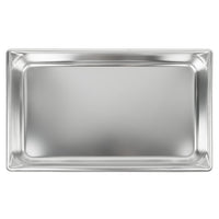 Vollrath Super Pan V Full Size Steam Table Pan, 2.5" Deep, Stainless Steel