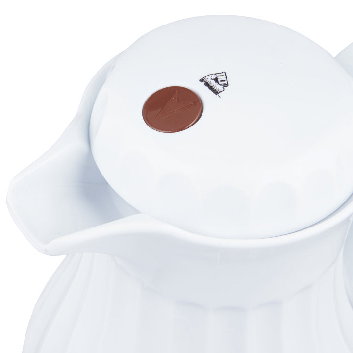 Vollrath Tilt & Pour 42 Oz Insulated Beverage Server, White