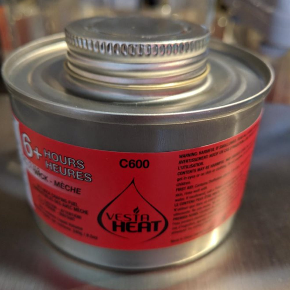 Leolight C600 Vesta Heat Chafing Fuel with Wick Screw Top, 6 Hours