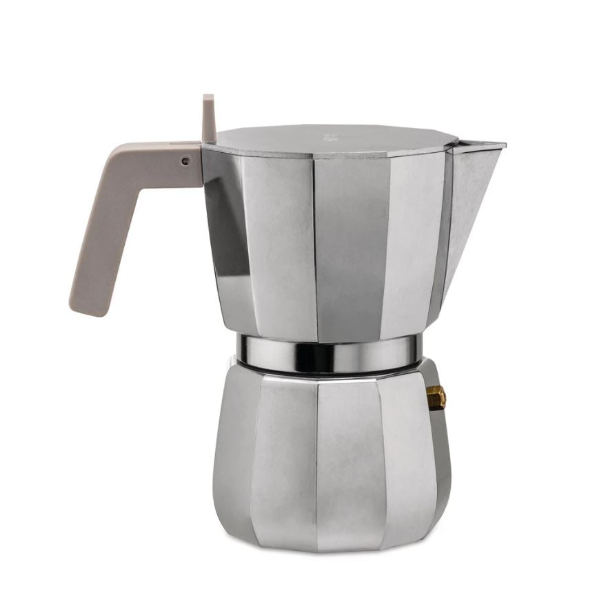 Alessi Moka 6 Cup Stovetop Espresso Maker, Grey – Nella Cutlery
