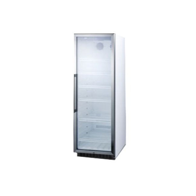 Summit SCR1400W 24" Beverage Refrigerator with 1 Glass Door Nella Cutlery