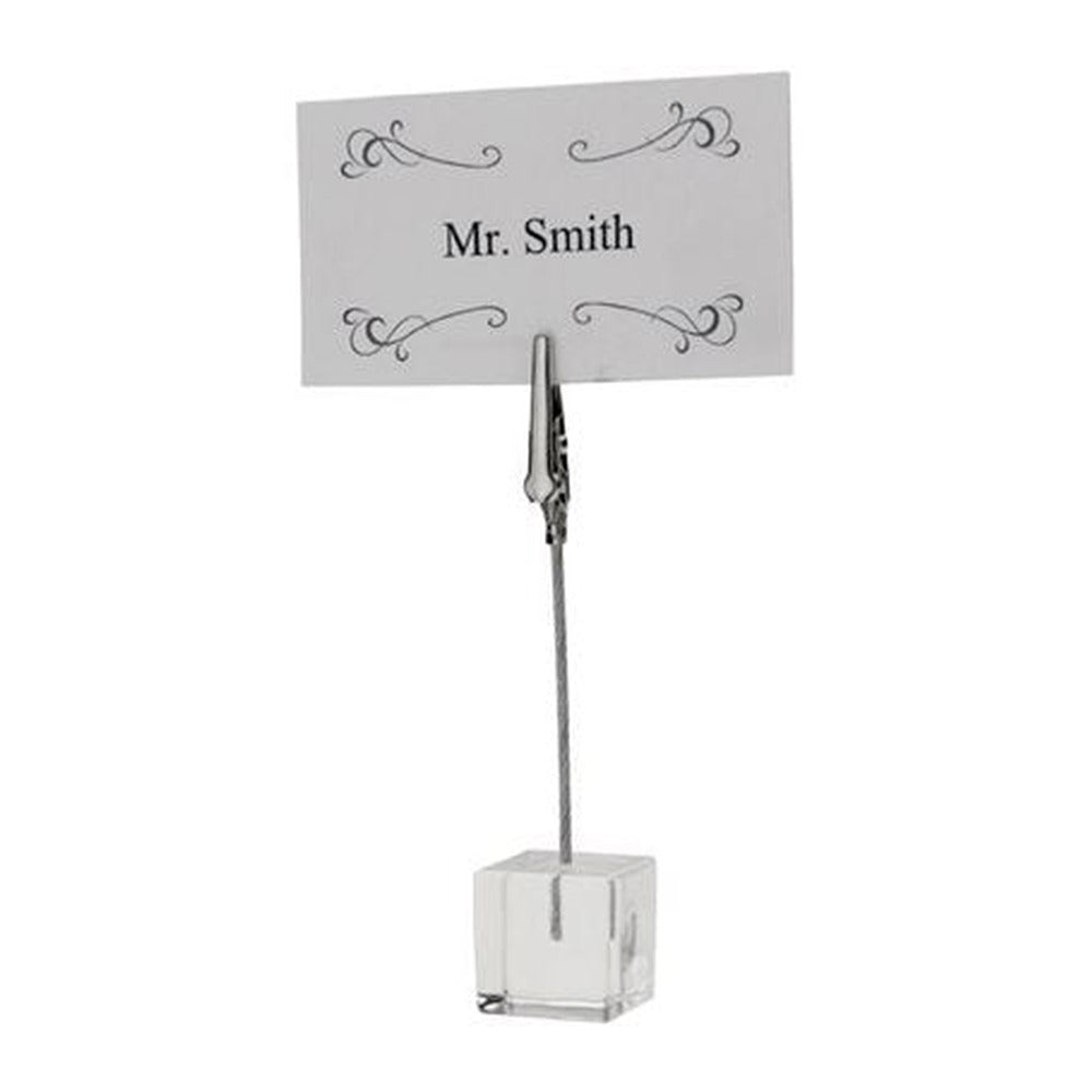 Winco TCD-4S Table Sign Clip with Square Base, 6 /Pack – Nella Cutlery