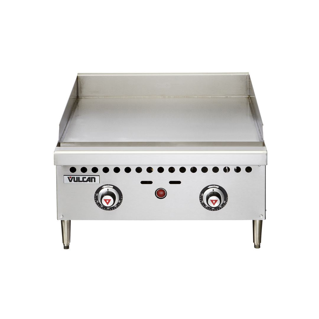 Vulcan 24 Countertop Griddle With Snap Action Thermostatic Controls   VCRG24 T 